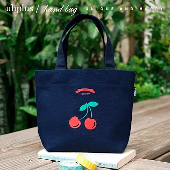 uhplus 輕巧袋- Conte de fées童趣森林.櫻桃果(藍)