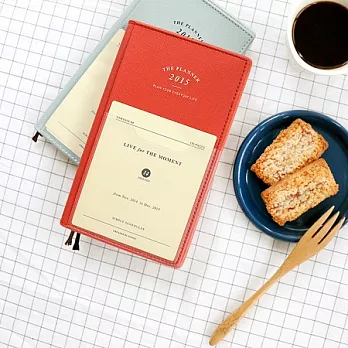 iconic 2015 經典隨身週誌(時效)-橘紅