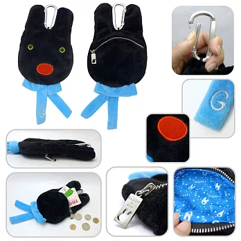 麗莎和卡斯柏-零錢包吊飾(絨毛玩偶)B款(卡)