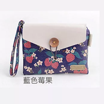A+ accessories 蝶舞-韓國創意小零錢包 (藍色莓果)