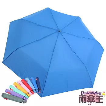 【雨傘王】BigRed冰棒傘-寶藍☆自開收 超防潑水 隨身最愛傘寶藍