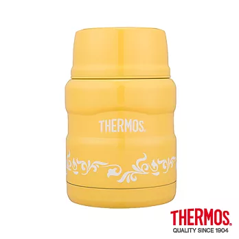 【THERMOS 膳魔師】歐蕾系列 不鏽鋼真空保溫食物罐 0.47L-YL(檸檬歐蕾)YL(檸檬歐蕾)