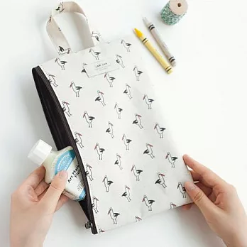 JAM JAM森林防水帆布手拿包-信天翁