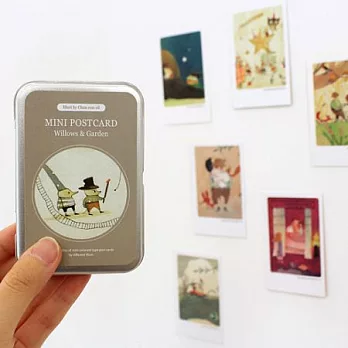 鐵盒迷你明信片組(40入)-柳林風聲