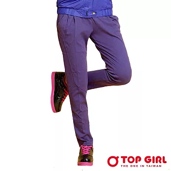 【TOP GIRL】街頭嘻哈潮流哈倫長褲M紫