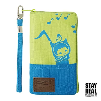 STAYREAL-五吋通用 MusiQ手機包綠