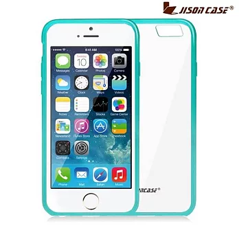 Jisoncase iPhone 6 4.7 專用 超薄TPU水晶透明保護套 透明綠