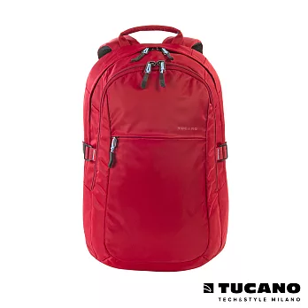 TUCANO LIVELLO UP 亮面尼龍後背電腦包 15.6吋(紅)