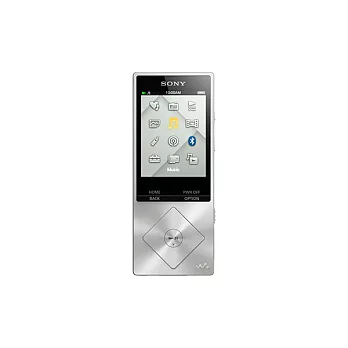 SONY NWZ-A15 輕巧便攜 獨家高解晰音質技術 音樂撥放器 MP3(內建16G,支援最高128G記憶卡)-簡約銀