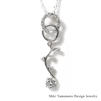 山本美樹 藤蔓 八心八箭水晶項鍊