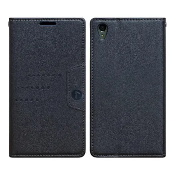 【BIEN】SONY Xperia Z3 時尚金沙紋隱磁可立皮套 (灰)