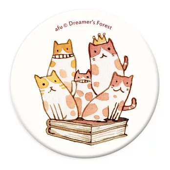 afu插畫胸章-G04 貓咪日常