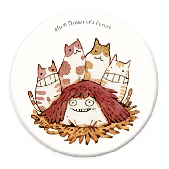 afu插畫胸章-G05 我的好朋友