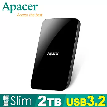 Apacer AC233 2TB 2.5吋 USB 3.0 行動硬碟