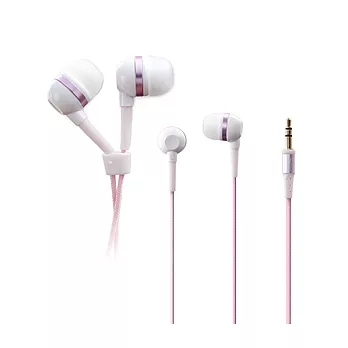 a.m.p dBs 高音質編織線入耳式耳機(白)