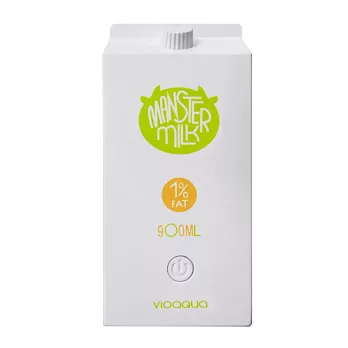 VIOAQUA 元氣牛奶盒 - 可愛造型行動電源5200mAh(綠茶)
