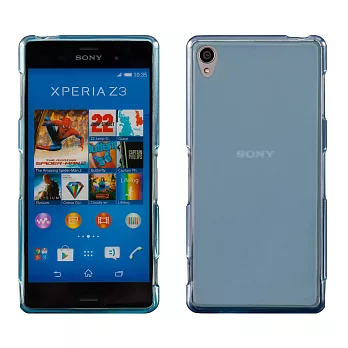 【BIEN】SONY Xperia Z3 輕量氣質軟質保護殼 (霧藍)