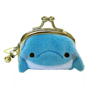 UNIQUE 動物樂園迷你珠扣零錢包 。海豚君