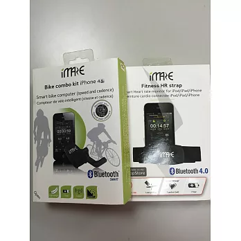 iMaze Sport Kit 自行車感測器+心跳監測帶組合黑色
