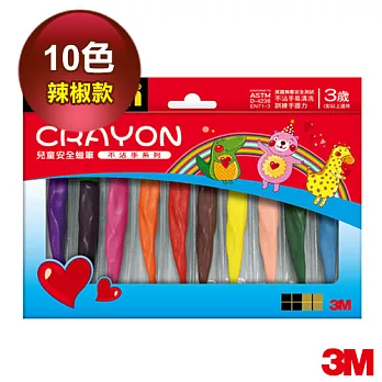 3M Scotch兒童安全造型無毒蠟筆-辣椒