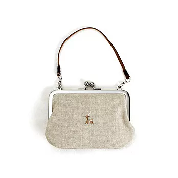 遊中川小鹿家族珠扣手提包