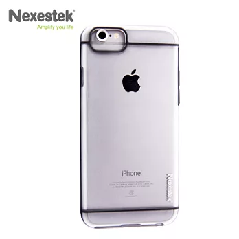 Nexestek Bumper 款全包覆雙色透明手機保護殼 - Apple iPhone 6 PLUS (5.5吋) 專用科技灰色