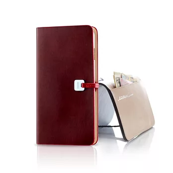 EVOUNI 納_經典皮革護套_iPhone6_酒紅