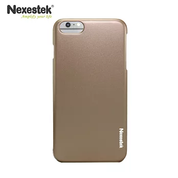 Nexestek 類金屬質感手機保護殼- iPhone 6 PLUS (5.5吋) 專用香檳金色