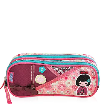【1818】粉紅泡泡公仔雙層彩妝包(CG20913-U)