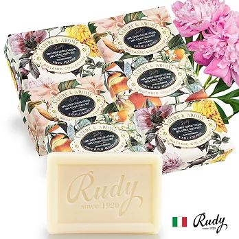 【義大利Rudy Profumi】米蘭古典綜合花香皂6入組