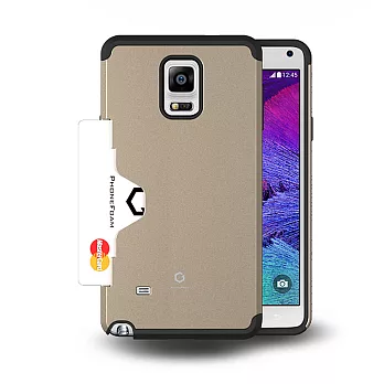PhoneFoam Golf Fit Samsung Galaxy Note4 插卡式防震保護殼(金)