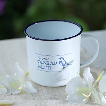 晨鳥琺瑯漱口杯‧復古雜貨