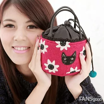 Noafamily,諾亞愛心貓冬手拿包_CP