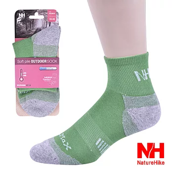 【NH】加厚型戶外機能襪/健行襪/登山襪_女款(青綠)