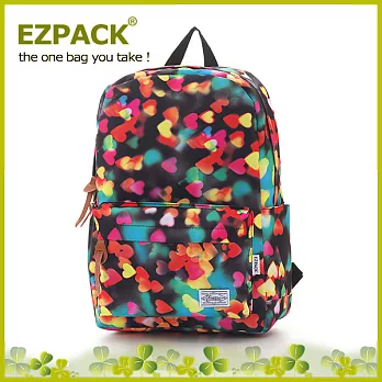 EZPACK 校園花漾後背包EZ7212七彩愛心