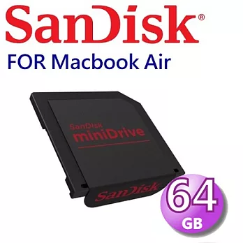 【代理商公司貨】SanDisk 64GB Ultra miniDrive SDXC MacBook 專用記憶卡