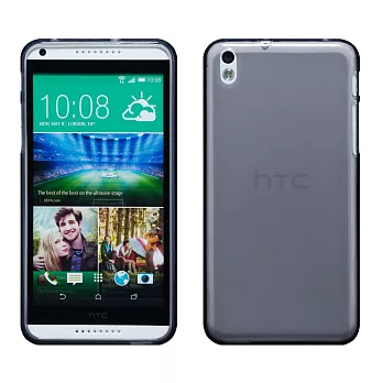 【BIEN】HTC Desire 816 輕量氣質軟質保護殼 (霧黑)