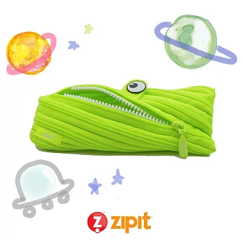 Zipit 怪獸拉鍊包(中)-螢光綠