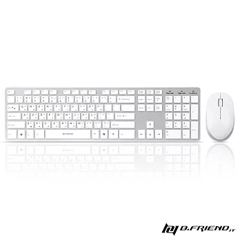 B.FRiEND2.4G 無線鍵盤滑鼠組 RF-1430銀色