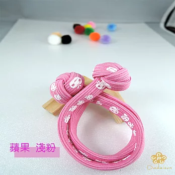 dadaisun 樂扣超彈力雙頭髮束蘋果 淺粉