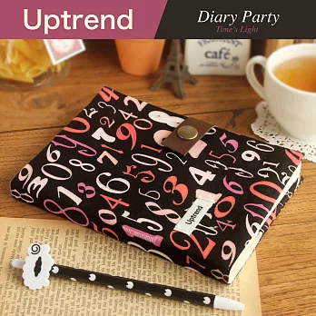 Uptrend Fabric Diary 布手帳-時間光廊‧黑色