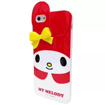 GD iPhone 6 Melody立體兔耳保護套經典紅白
