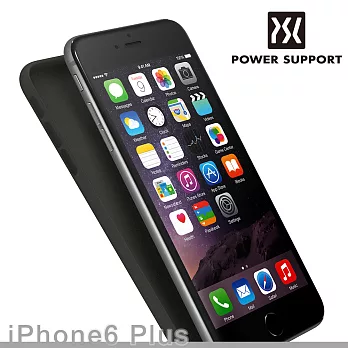 POWER SUPPORT iPhone6s / 6 Plus (5.5吋) Air jacket 保護殼 - 黑色(附螢幕保護貼)