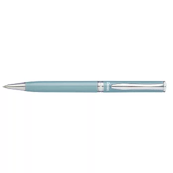 Pentel Sterling高級不鏽鋼原子筆 天藍桿