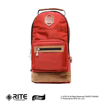 RITE 彈頭包-尼龍正紅
