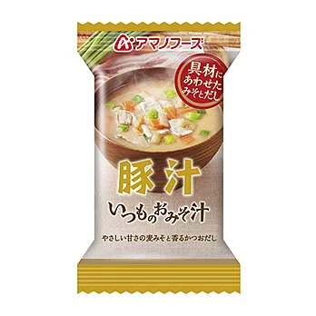 日本【天野】即席味噌湯-豚汁