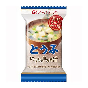 日本【天野】即席味噌湯-豆腐