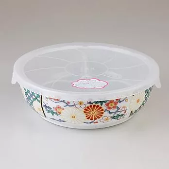 <有田燒>三格微波油切碗 (古伊万里菊地紋)