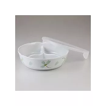 <有田燒>三品盛缽 櫻花紛飛(G)粉綠