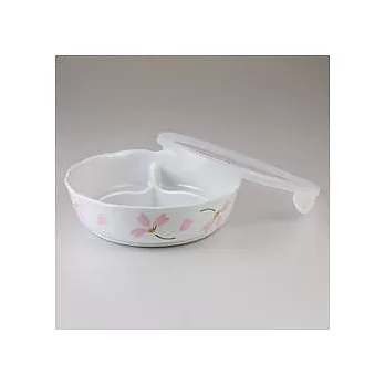 <有田燒>三品盛缽 櫻花紛飛(P)粉紅